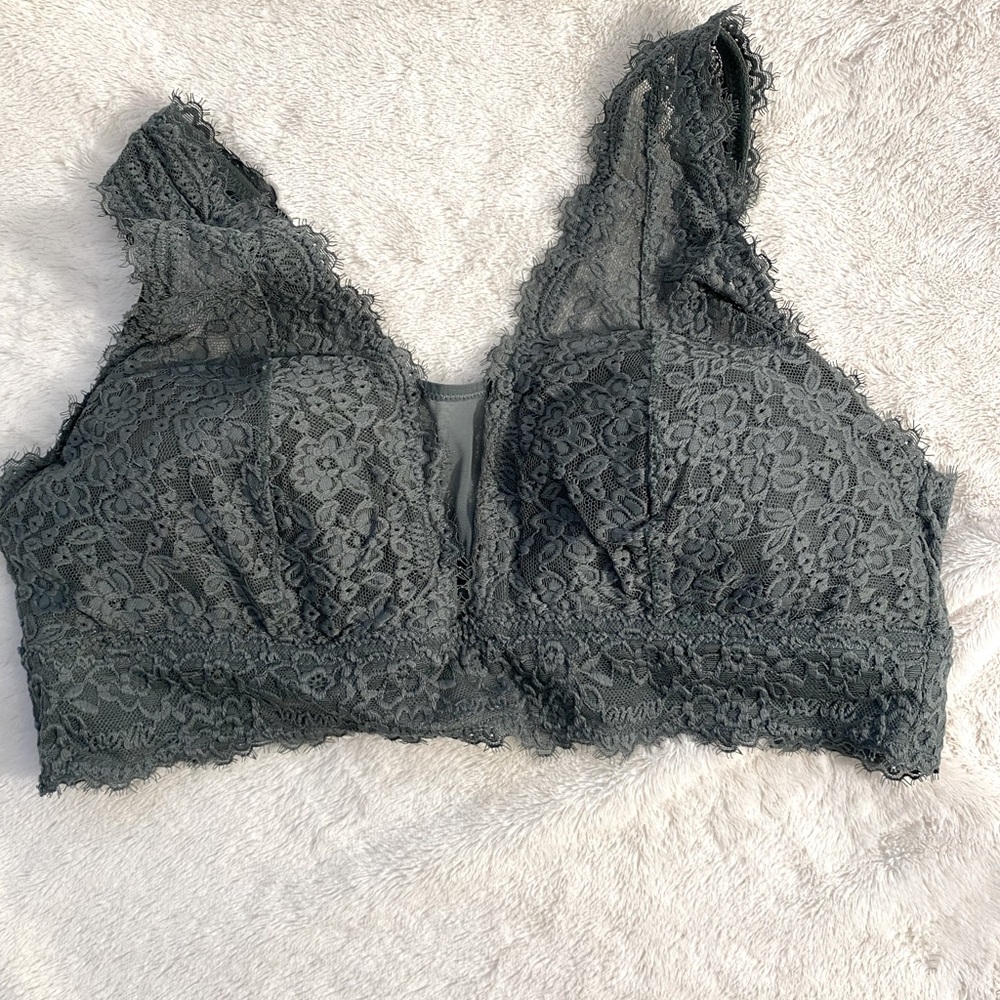 Aerie Olive/Army Green Padded Bralette